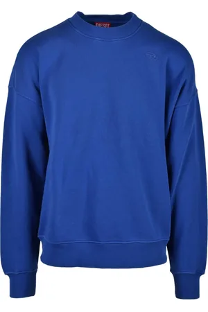 Diesel Bluzy, Mężczyzna, Niebieski, L, Swetry Bluzy z kapturem