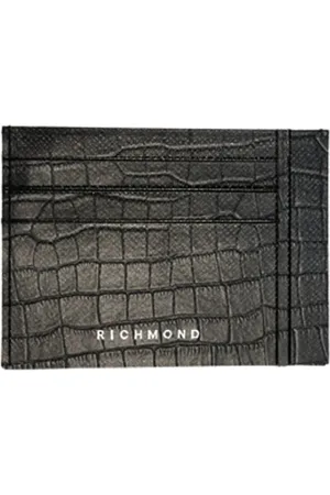 John Richmond Akcesoria, unisex, Czarny, ONE SIZE, Skóra, Wallets Cardholders