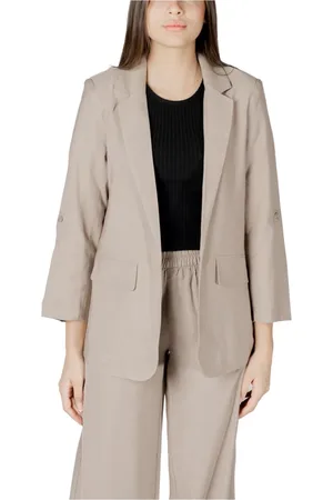 ONLY Kurtki, Kobieta, Beżowy, S, V-Neck Blazer Pant Set