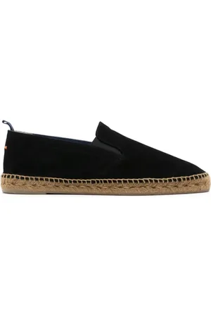 Castaner Buty, Mężczyzna, Niebieski, 41 EU, Beżowe Espadryle ze Skóry dla Mężczyzn
