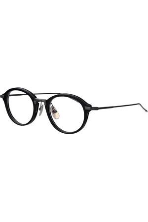 Thom Browne Akcesoria, Kobieta, Czarny, S, Okulary korekcyjne