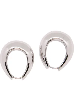 TOM WOOD Akcesoria, Kobieta, Szary, ONE SIZE, Duże kolczyki Ice Hoops