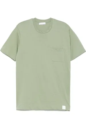 Daniele Fiesoli Koszulki, Mężczyzna, Zielony, L, Zielone T-shirty i Pola