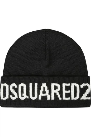 Dsquared2 Akcesoria, Mężczyzna, Czarny, ONE SIZE, Stylowy Kapelusz dla Mężczyzn i Kobiet