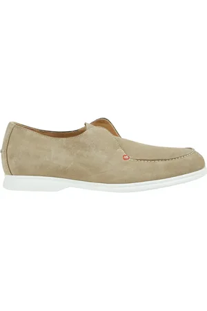 Kiton Buty, Mężczyzna, Beżowy, 44 EU, Zamsz, Zamszowe Ściągane Półbuty