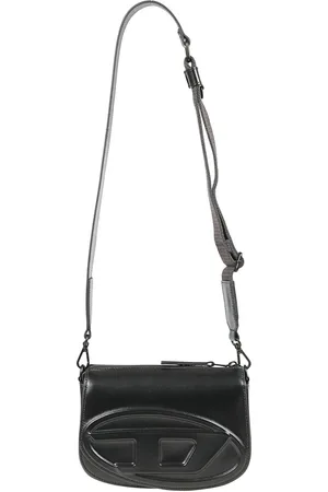 Diesel Torebki, Kobieta, Czarny, ONE SIZE, Oval D Torba na aparat Crossbody Ramie