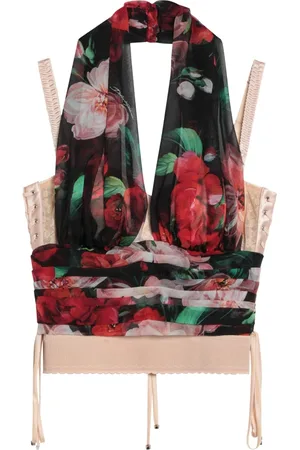 Dolce & Gabbana Koszulki, Kobieta, Wielobarwność, S, Stylowy Top dla Kobiet