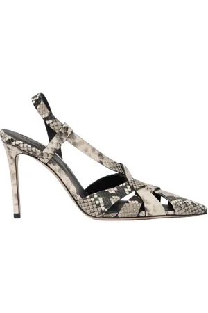 Scarosso Buty, Kobieta, Szary, 38 1/2 EU, Skóra, Athena Python