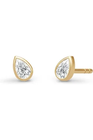 Julie Sandlau Akcesoria, Kobieta, Żółty, ONE SIZE, Wisteria Drop Earstud, Elegancki i Klasyczny
