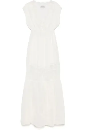 ERMANNO SCERVINO Sukienki, Kobieta, Biały, M, Elegancka Czarna Sukienka Koktajlowa