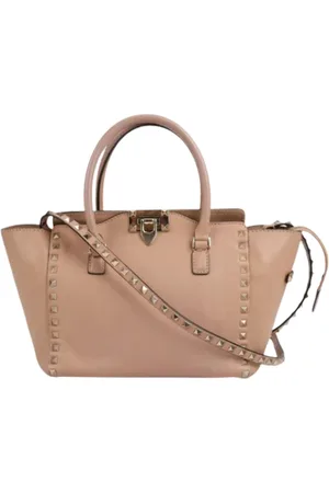 VALENTINO Pre-owned, Kobieta, Beżowy, ONE SIZE, Skóra, Pre-owned Skórzane torebki