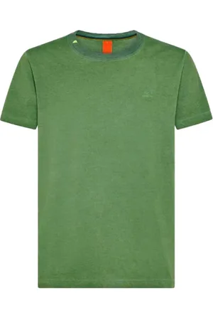 sun68 Koszulki, Mężczyzna, Zielony, L, Bawełna, Zielony T-shirt Special Dye Bawełna