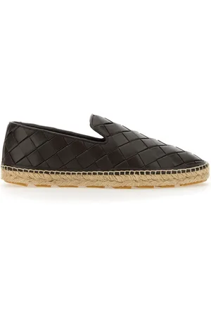 Bottega Veneta Buty, Kobieta, brązowy, 37 EU, Brązowe espadryle z eleganckim wzornictwem