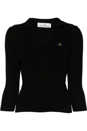 Vivienne Westwood Koszulki, Kobieta, Czarny, L, Czarne T-shirty i Pola