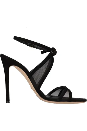 Elisabetta Franchi Buty, Kobieta, Czarny, 38 EU, Zamsz, Sandały Czarne