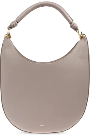 Furla Torebki, Kobieta, Beżowy, ONE SIZE, Skóra, Torba na ramię Sfera Large