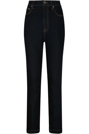 Dolce & Gabbana Spodnie, Kobieta, Niebieski, M, Ciemnoniebieskie Dżinsy Skinny