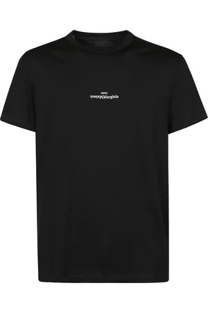 Maison Margiela Koszulki, Mężczyzna, Czarny, S, Casual Bawełniany T-shirt