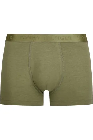 Tommy Hilfiger Bielizna, Mężczyzna, Zielony, S, Wielokolorowe bokserki z bawełny modalowej
