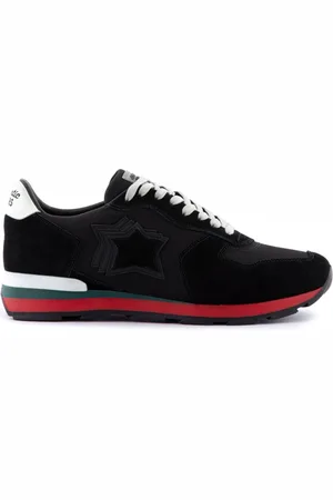 Atlantic Stars Buty, Mężczyzna, Czarny, 41 EU, Sportowe Casual Sneakersy Moda dla Mężczyzn