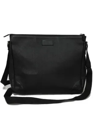 Gucci Pre-owned, unisex, Czarny, ONE SIZE, Skóra, Pre-owned skórzane torby na ramię