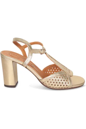 Chie Mihara Buty, Kobieta, Żółty, 39 EU, Metaliczne Sandały dla Kobiet