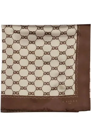 GAËLLE Akcesoria, Kobieta, brązowy, ONE SIZE, Poliester, Brązowy Nadruk Logo Unisex Poliester Wiskoza