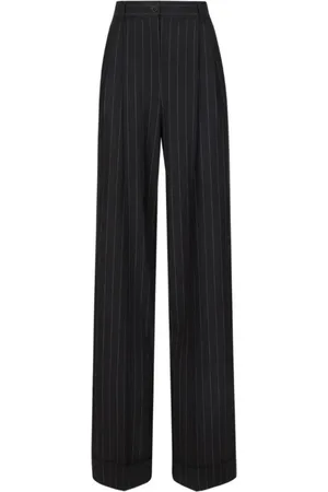Dolce & Gabbana Spodnie, Kobieta, Czarny, S, Eleganckie Spodnie Projektanta