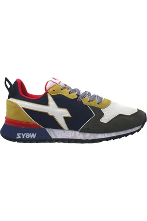 W6YZ Buty, Mężczyzna, Wielobarwność, 41 EU, Zamsz, Zielone Buty Sportowe Jet Urban Chic