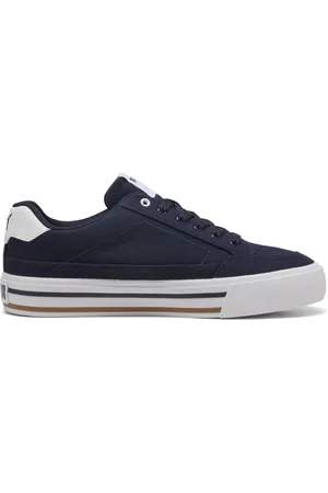 PUMA Buty, Mężczyzna, Niebieski, 42 EU, Niebieskie Court Sneakers dla Mężczyzn