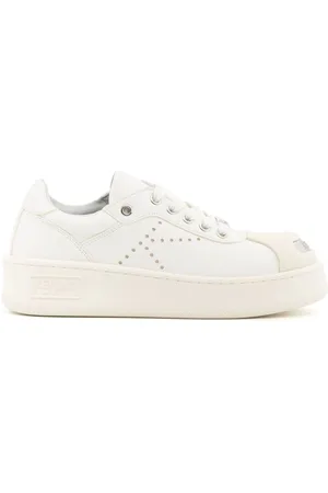 Kenzo Buty, Kobieta, Biały, 36 EU, Białe niskie buty sportowe dla kobiet