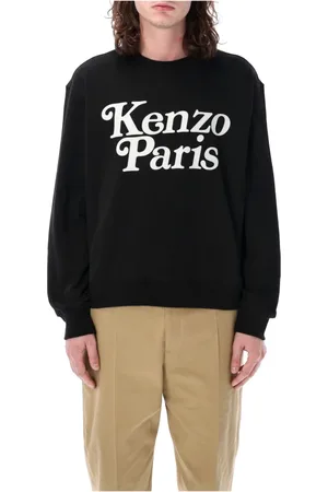 Kenzo Bluzy, Mężczyzna, Czarny, L, Bawełna, Verdy Classic Sweatshirt