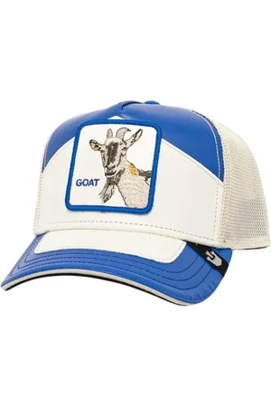 Goorin Bros. Akcesoria, Kobieta, Biały, ONE SIZE, Skóra, Farm Goat Skórzany Kaptur Baseballowy