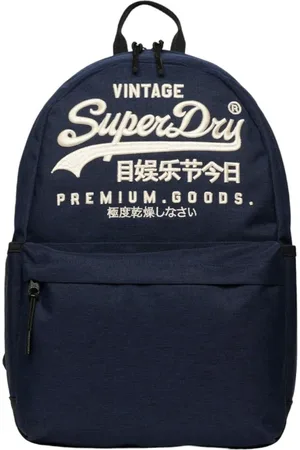 Superdry Torebki, Kobieta, Niebieski, ONE SIZE, Heritage Montana Plecak na laptopa