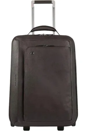 Piquadro Walizki, Kobieta, brązowy, ONE SIZE, Skóra, Brązowa torba kabinowa z przegródką na laptopa