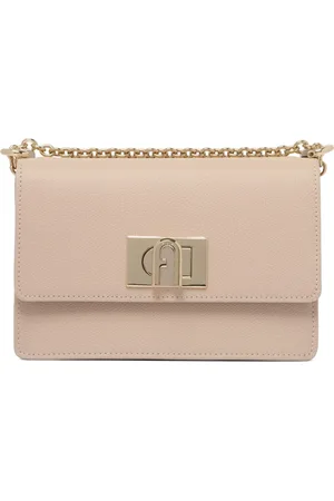 Furla Torebki, Kobieta, Beżowy, ONE SIZE, Balerina Torba na Ramię z Zapięciem na Klips
