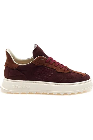 BE POSITIVE Buty, Kobieta, brązowy, 39 EU, Zamsz, Bordeaux Wing Sneakers