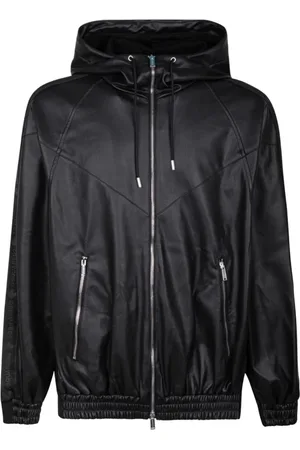 Dsquared2 Kurtki, Mężczyzna, Czarny, L, Czarna Kurtka Sportowa Hybrid Swag