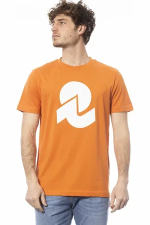 Invicta Koszulki, Mężczyzna, Pomarańczowy, S, BIG Logo T-shirt z przodu i z tyłu