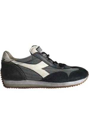 Diadora Buty, Mężczyzna, Szary, 46 EU, Vintage Niebieskie Sneakers Heritage Model