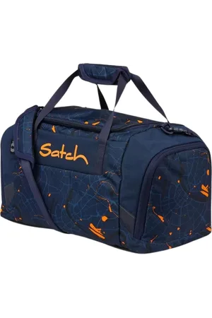 Satch Torebki, Kobieta, Niebieski, ONE SIZE, Torba sportowa z recyklingowanego materiału niebiesko-pomarańczowa unisex