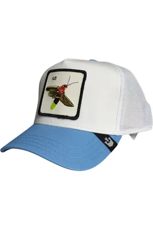Goorin Bros. Akcesoria, Kobieta, Biały, ONE SIZE, Bawełna, Animal Farm Trucker Cap Biały Unisex