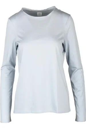 ELEVENTY Koszulki, Kobieta, Niebieski, S, Tshirt