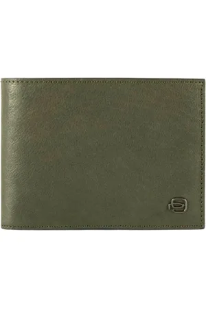 Piquadro Akcesoria, Kobieta, Zielony, ONE SIZE, Zielony Unisex Portfel z Kieszonką na Monety