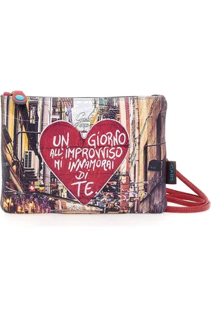 Gabs Torebki, Kobieta, Czerwony, ONE SIZE, Czarna Czerwona Clutch Damska