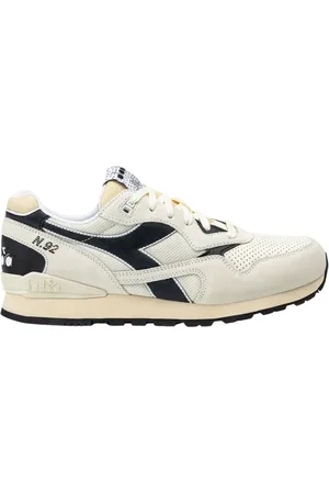 Diadora Buty, Mężczyzna, Biały, 43 EU, Nylon, Białe Suede Advance Sneakers