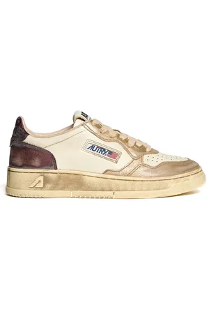 Autry Buty, Kobieta, Beżowy, 37 EU, Sneakersy Damskie Platinum/Violet