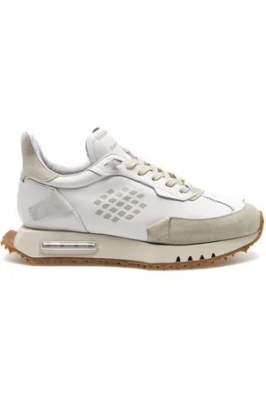 BE POSITIVE Buty, Kobieta, Biały, 41 EU, Zamsz, Białe Sneakersy Space Race Basic
