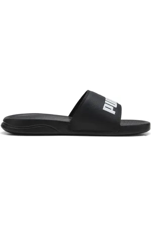 PUMA Buty, Mężczyzna, Czarny, 44 1/2 EU, Czarne Kot Slides
