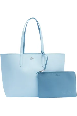Lacoste Torebki, Kobieta, Niebieski, ONE SIZE, Poliester, Przejrzysta Niebieska Torba na Ramię Stylowy Model
